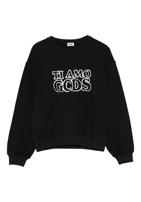 Felpa con stampa GCDS KIDS | B2JW1532BA599